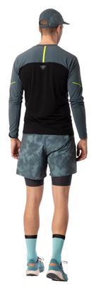 Short 2-en-1 Dynafit Trail Reflectiv Bleu Homme