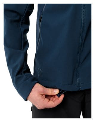 Heren Vaude Qimsa Softshell Jas Blauw