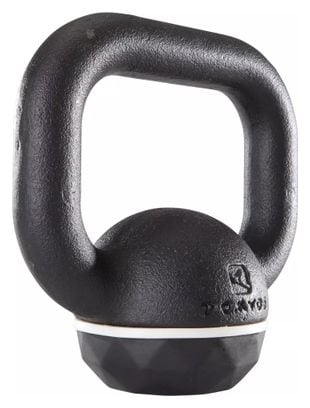 Domyos Kettlebell 4kg Schwarz / Weiß