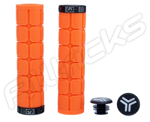 Paar SB3 Big One Grips Oranje/Zwart