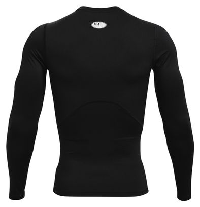 Maglia a compressione manica lunga Under Armour Heatgear Armour nera da uomo