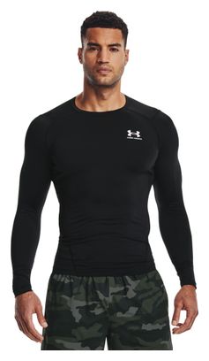 Under Armour Heatgear Armour Long Sleeve Compression Shirt Black Men's