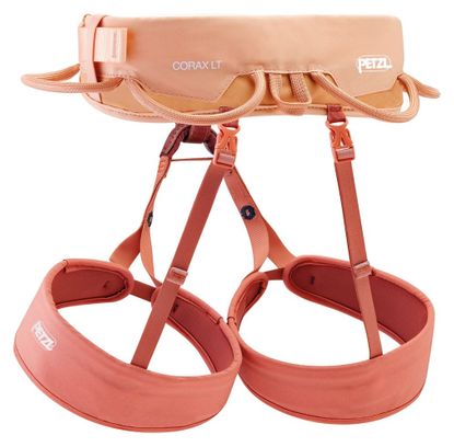Imbracatura da arrampicata Petzl Corax LT Donna Corallo/Beige