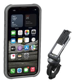 Topeak RideCase Apple iPhone 13 Pro Smartphone Houder en Beschermer Zwart
