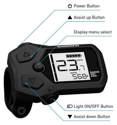 Écran de Contrôle Shimano Steps EP5 SC-E5003 I-Spec EV