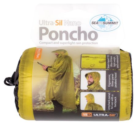 Sea to Summit Ultra-Sil Nano 15D Poncho Lime