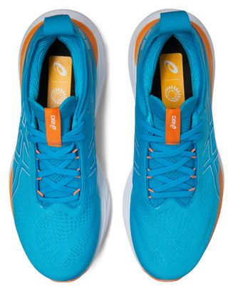 Asics Gel Nimbus 25 Running Shoes Blue Orange