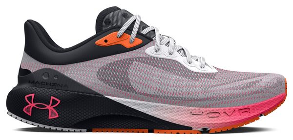Under Armour HOVR Machina Breeze Grey Pink Black Running Shoes