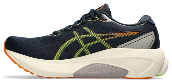 Chaussures de Running Asics Gel Kayano 30 Bleu Vert Orange Homme Alltricks