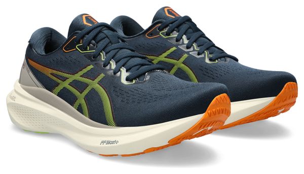 Chaussures de Running Asics Gel Kayano 30 Bleu Vert Orange Homme