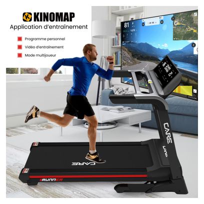 Tapis de course connecté - 20km/h - CARE - RUNNER - KINOMAP