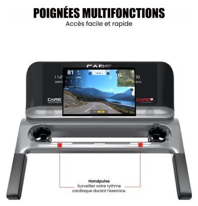 Tapis de course connecté - 20km/h - CARE - RUNNER - KINOMAP