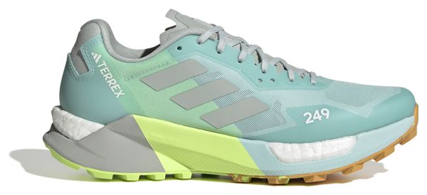 Zapatillas Trail Running Mujer adidas Terrex Agravic Ultra Azul Gris Amarillo