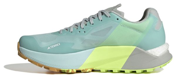 Women's Trail Running Shoes adidas Terrex Agravic Ultra Bleu Gris Jaune