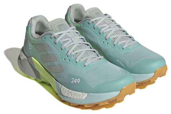 Scarpe da trail running da donna adidas Terrex Agravic Ultra Blu Grigio Giallo