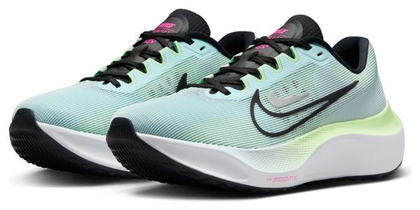 Chaussures Running Nike Zoom Fly 5 Bleu Vert Femme