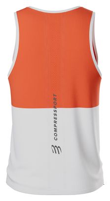 Canotta Compressport Performance Ironman 2026 Rosso/Bianco Uomo