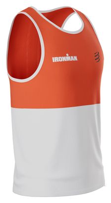 Canotta Compressport Performance Ironman 2026 Rosso/Bianco Uomo