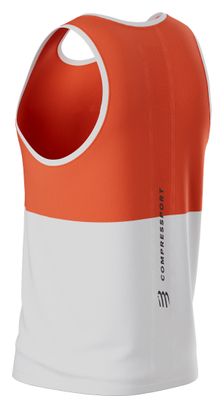 Canotta Compressport Performance Ironman 2026 Rosso/Bianco Uomo