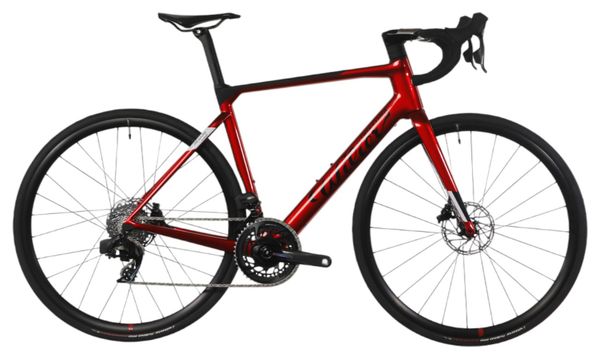 Wilier Triestina Filante Hybrid Elektro-Rennrad Sram Force eTap AXS 12S 236 Wh 700 mm Velvet Red 2024