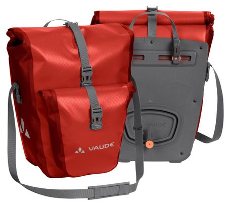 Pair of Vaude Aqua Back Plus Lava Red Rear Panniers