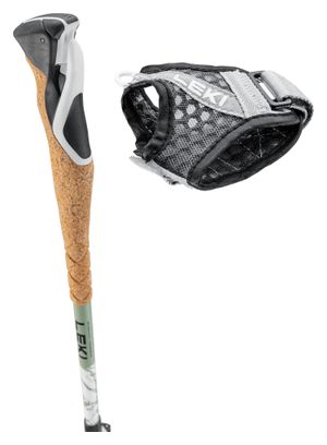 Leki Cross Trail Carbon stokken Wit/Zwart (100-135 cm)