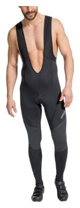 Vaude Active Warm Bib shorts Black/Silver