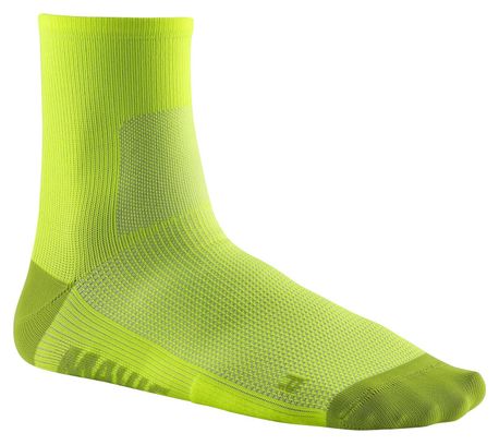 Calze MAVIC Essential Mid Sock Safety Giallo