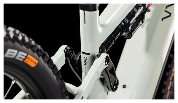 VTT Électrique Tout-Suspendu Cube Stereo Hybrid One77 HPC SLX 800 Shimano Deore XT 12V 800 Wh 29''/27.5'' Beige Desert Stone Vert 2025