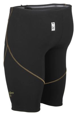 Michael Phelps MPulse Jammer Tech Herren Badehose Schwarz Gold 