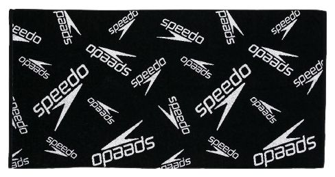 Speedo Boom Allover Bath Towel Black