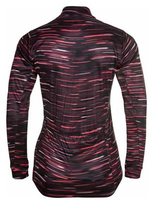 Odlo Zeroweight Ceramiwarm Red Zip Top Donna