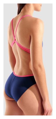 Arena Boog Zwempak Blauw/Roze Dames