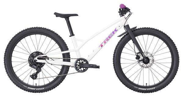 Trek Wahoo 24 Trail Microshift 9V 24'' Wit 2026 Stijve Kindermountainbike