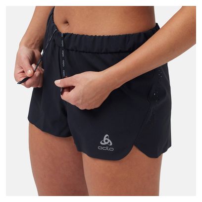 Pantaloncini Odlo Zeroweight da donna neri