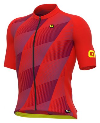 Maillot Alé Square Mangas Cortas Rojo