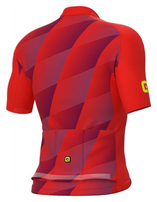 Maillot Alé Square Mangas Cortas Rojo