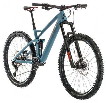 Cube Full Suspension MTB Stereo Hybrid 140 HPC Race 27.5 Shimano SLX / XT Blue / Black 2020