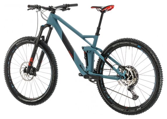 Cube Full Suspension MTB Stereo Hybrid 140 HPC Race 27.5 Shimano SLX / XT Blue / Black 2020