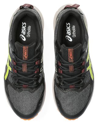 Asics Gel Sonoma 7 GTX Nero Giallo Arancione Scarpe da Trail Uomo