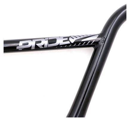 Cintre BMX Pride Racing 373 Blanc Replica - 31.8mm Noir