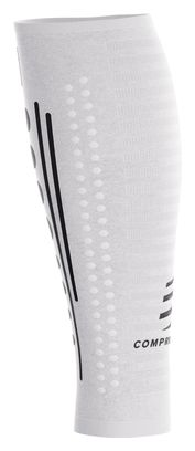 Gambali a compressione Compressport R2 Aero 2.0 Bianco/Nero