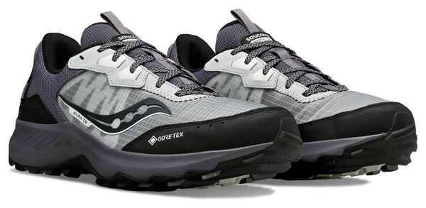 Chaussures de Trail Running Saucony Aura TR GTX Gris Noir