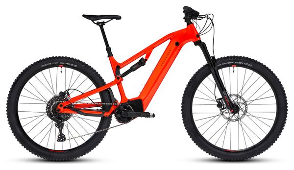 Rockrider E-Expl 520 S Microshift Advent 10V 500Wh 29'' Rojo Brillante 2024 Bicicleta eléctrica de montaña con suspensión integral