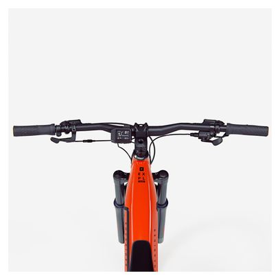 Rockrider E-Expl 520 S Microshift Advent 10V 500Wh 29'' Rojo Brillante 2024 Bicicleta eléctrica de montaña con suspensión integral