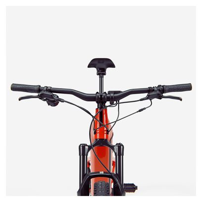 Rockrider E-Expl 520 S Microshift Advent 10V 500Wh 29'' Rojo Brillante 2024 Bicicleta eléctrica de montaña con suspensión integral