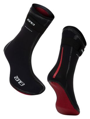 Zone3 Heat-Tech Neoprene Socks - Black/Red
