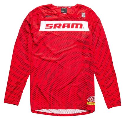 Maillot de manga larga Troy Lee Designs Skyline Air Sram Rojo