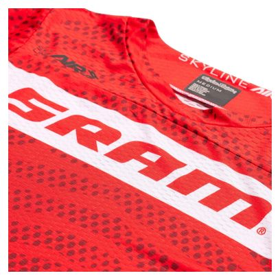 Langarmtrikot Troy Lee Designs Skyline Air Sram Rot