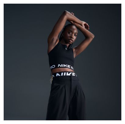 Débardeur Crop Nike Pro Noir Femme